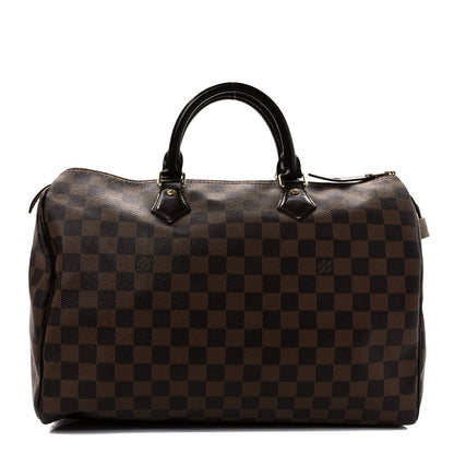Louis Vuitton Damier Ebene Speedy 35 1 of 10