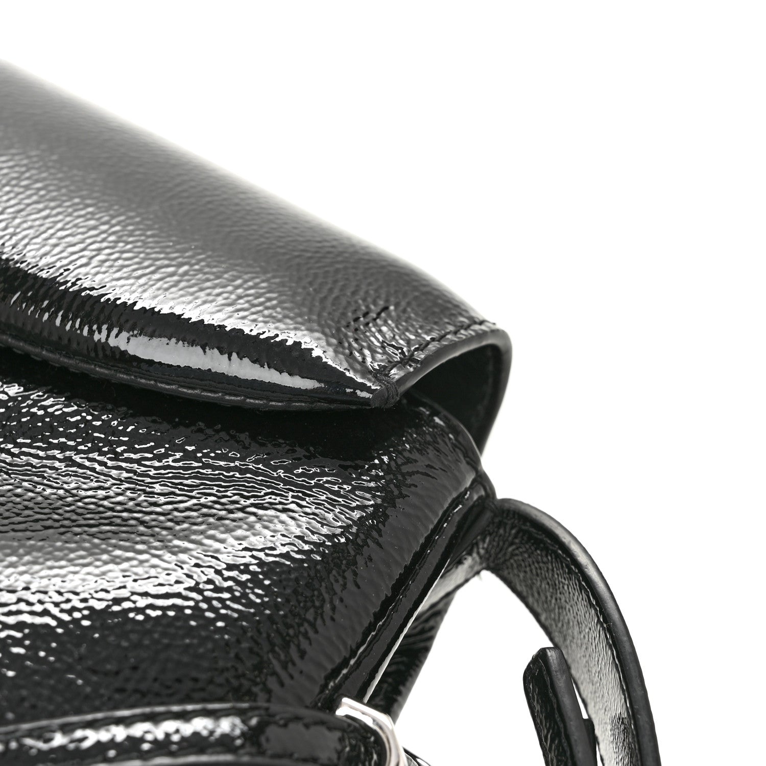 Givenchy Patent Calfskin Small P'tit Voyou Shoulder Bag Black 13 of 14