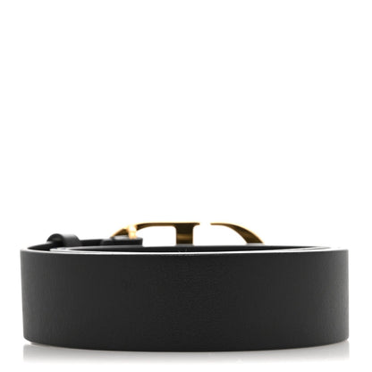 Christian Dior Calfskin 35mm Montaigne Belt 80 32 Black 2 of 8