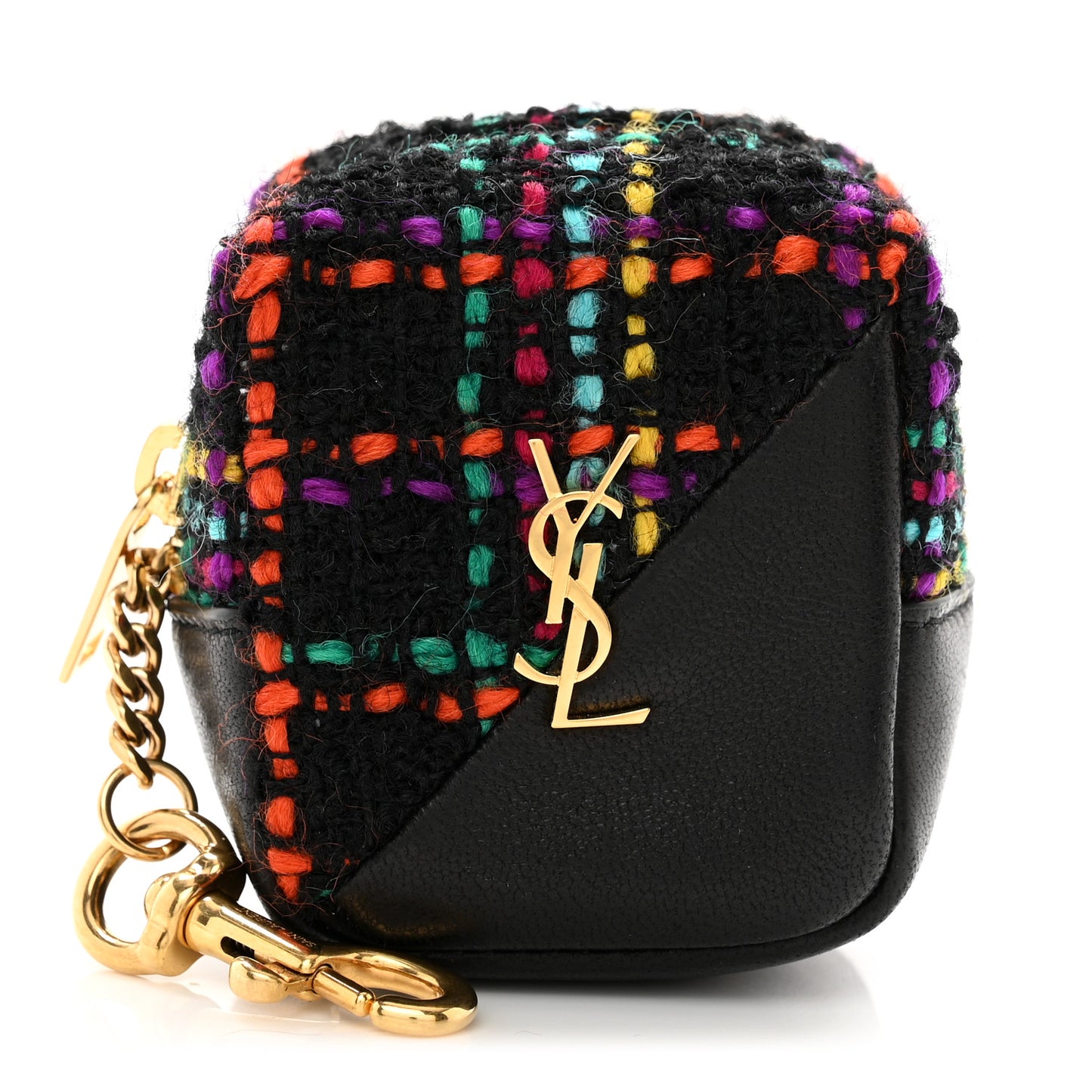 Boucle Jaime Cube Charm Keychain Black Multicolor