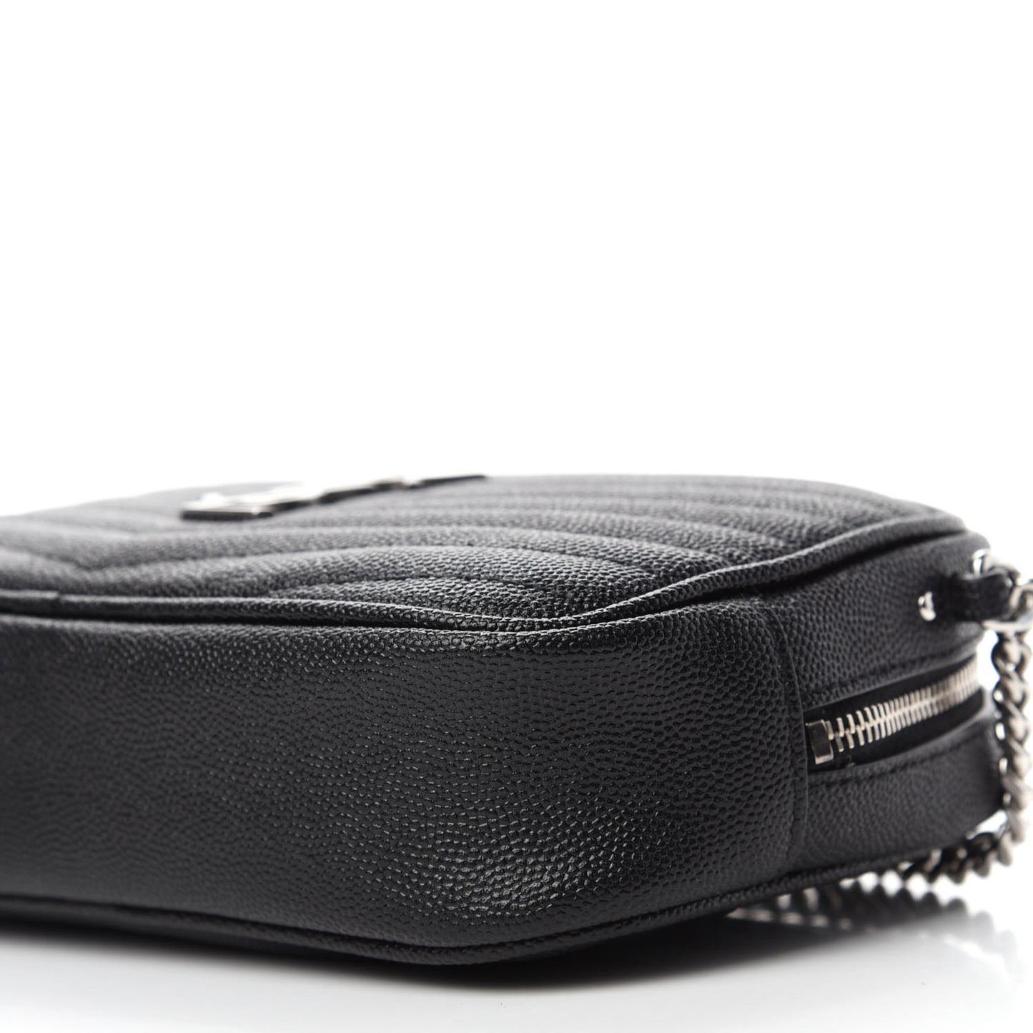 Grain De Poudre Matelasse Monogram Mini Lou Camera Bag Black