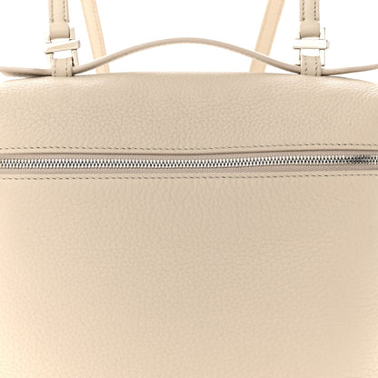 Loro Piana Grained Calfskin Extra Pocket L23.5 Backpack Dust Stone 7 of 16