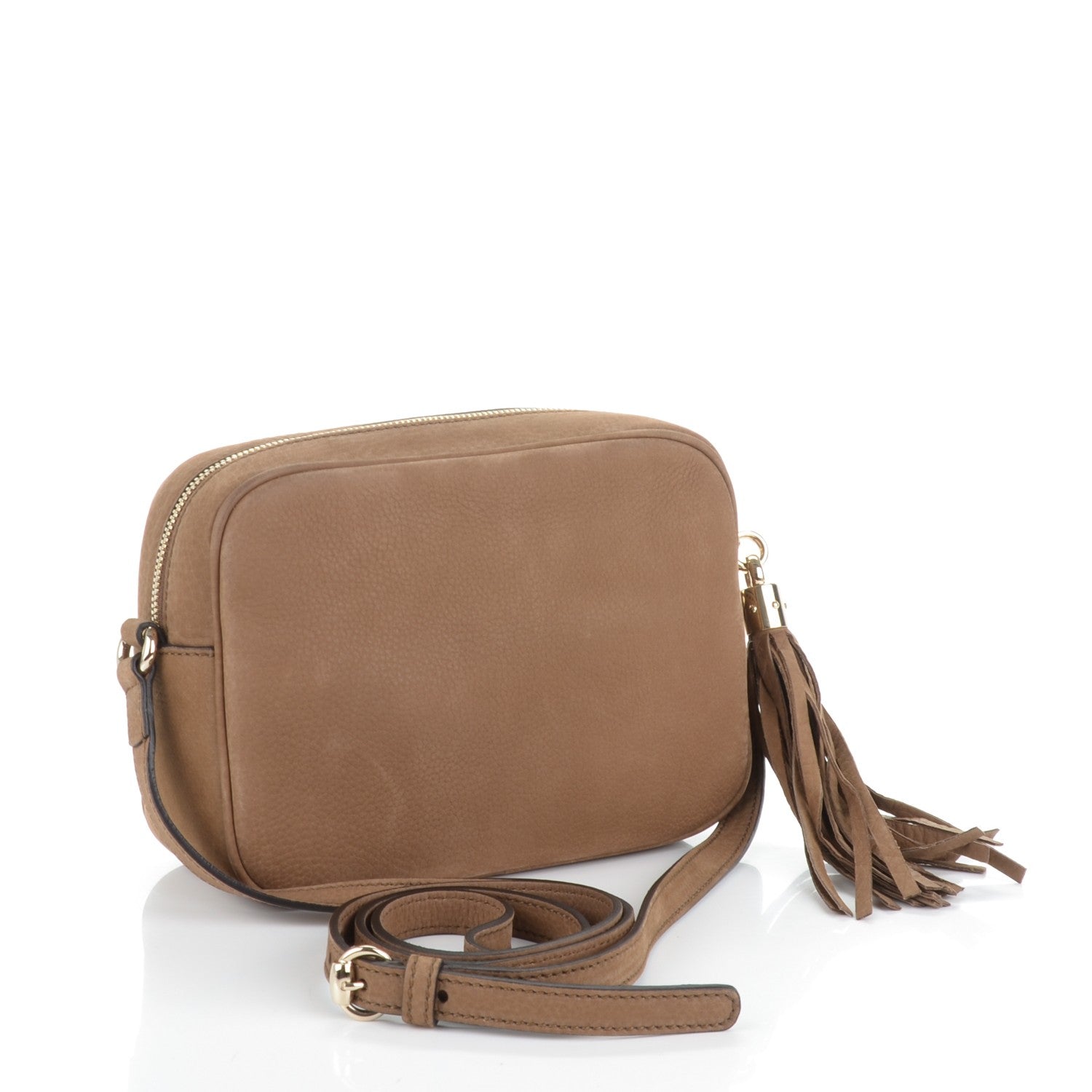 Gucci Vitello Range Small Soho Disco Bag New Fango 3 of 7