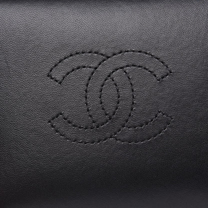 Chanel Lambskin Quilted Small Perfect Meeting Hobo Black 10 of 11
