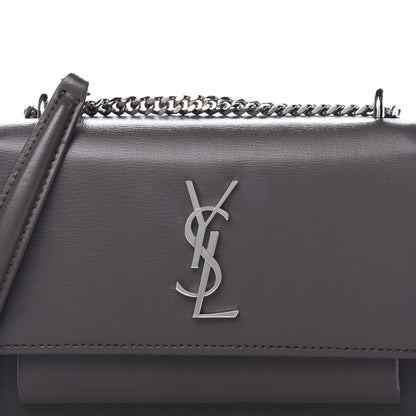 Saint Laurent Calfskin Monogram Sunset Chain Wallet Earth 10 of 11