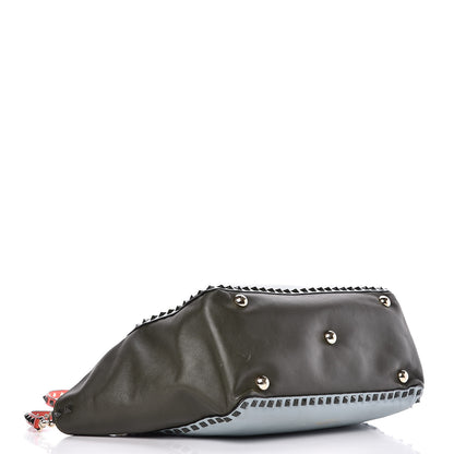 Valentino Garavani Vitello Colorblock Medium Rockstud Tote Multicolor 4 of 19
