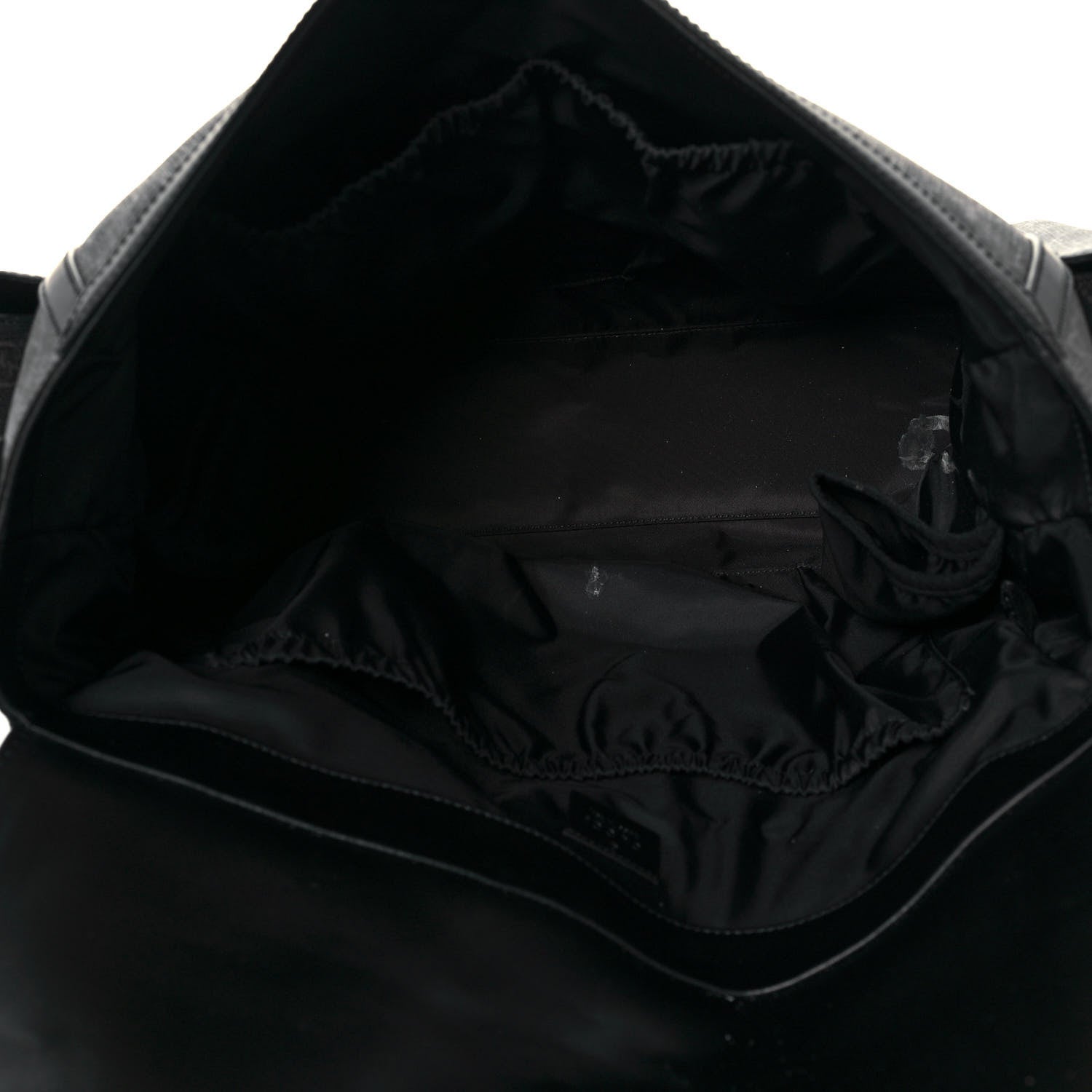 Gucci GG Supreme Monogram Web Messenger Diaper Bag Black Grey 5 of 15
