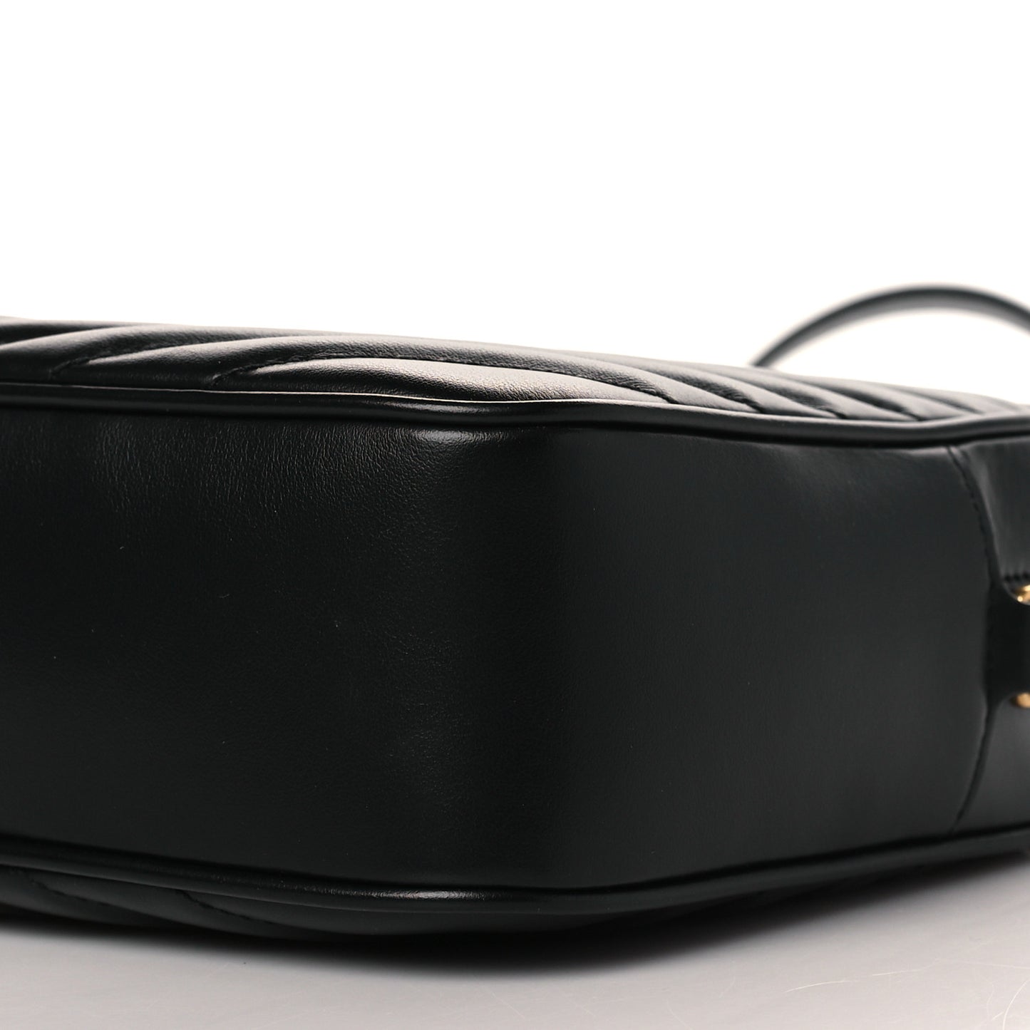 Calfskin Matelasse Monogram Lou Camera Bag Black
