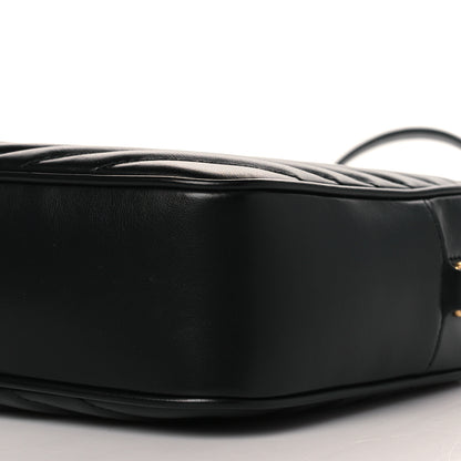 Saint Laurent Calfskin Matelasse Monogram Lou Camera Bag Black 10 of 11