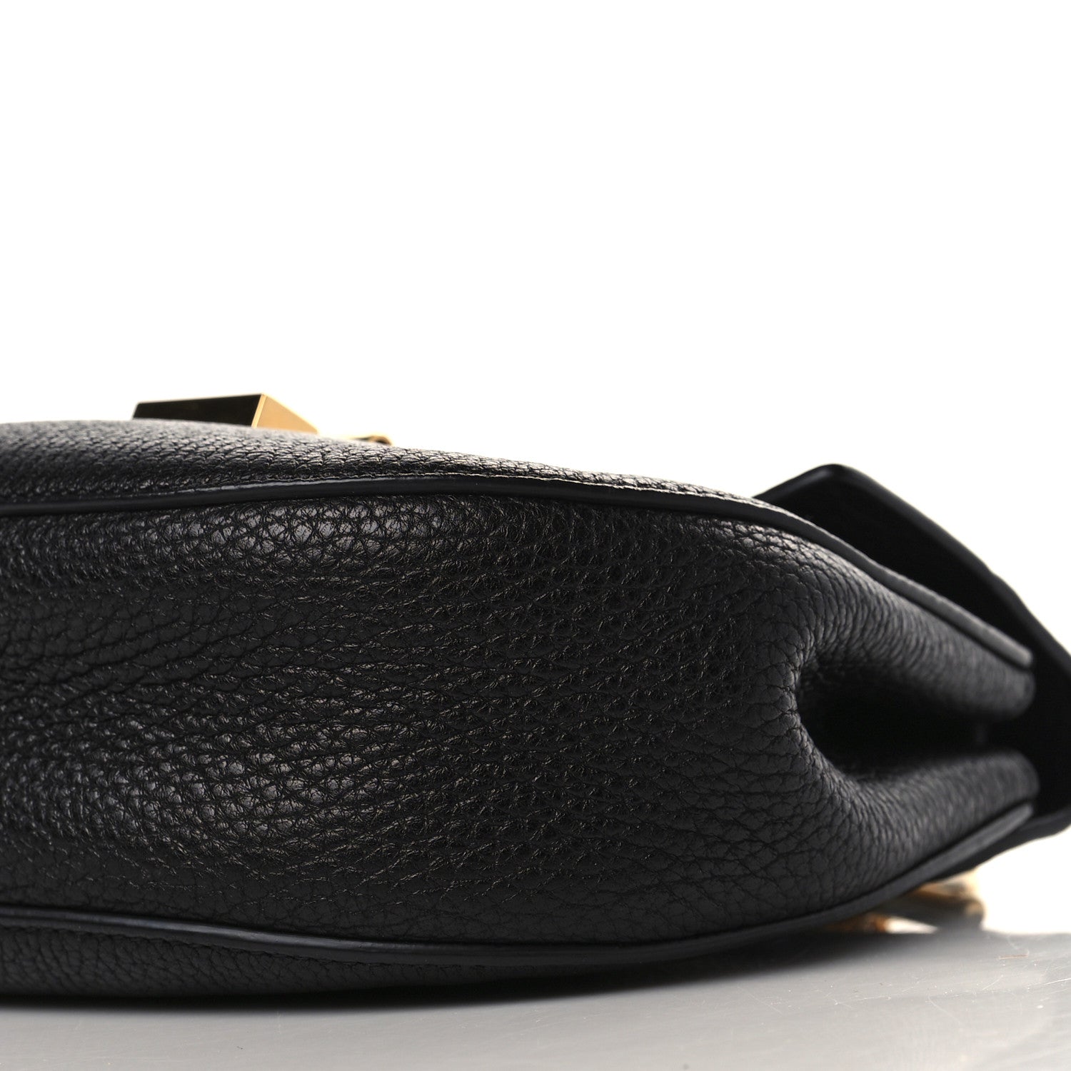 Chloe Grained Lambskin Mini Drew Shoulder Bag Black 8 of 8