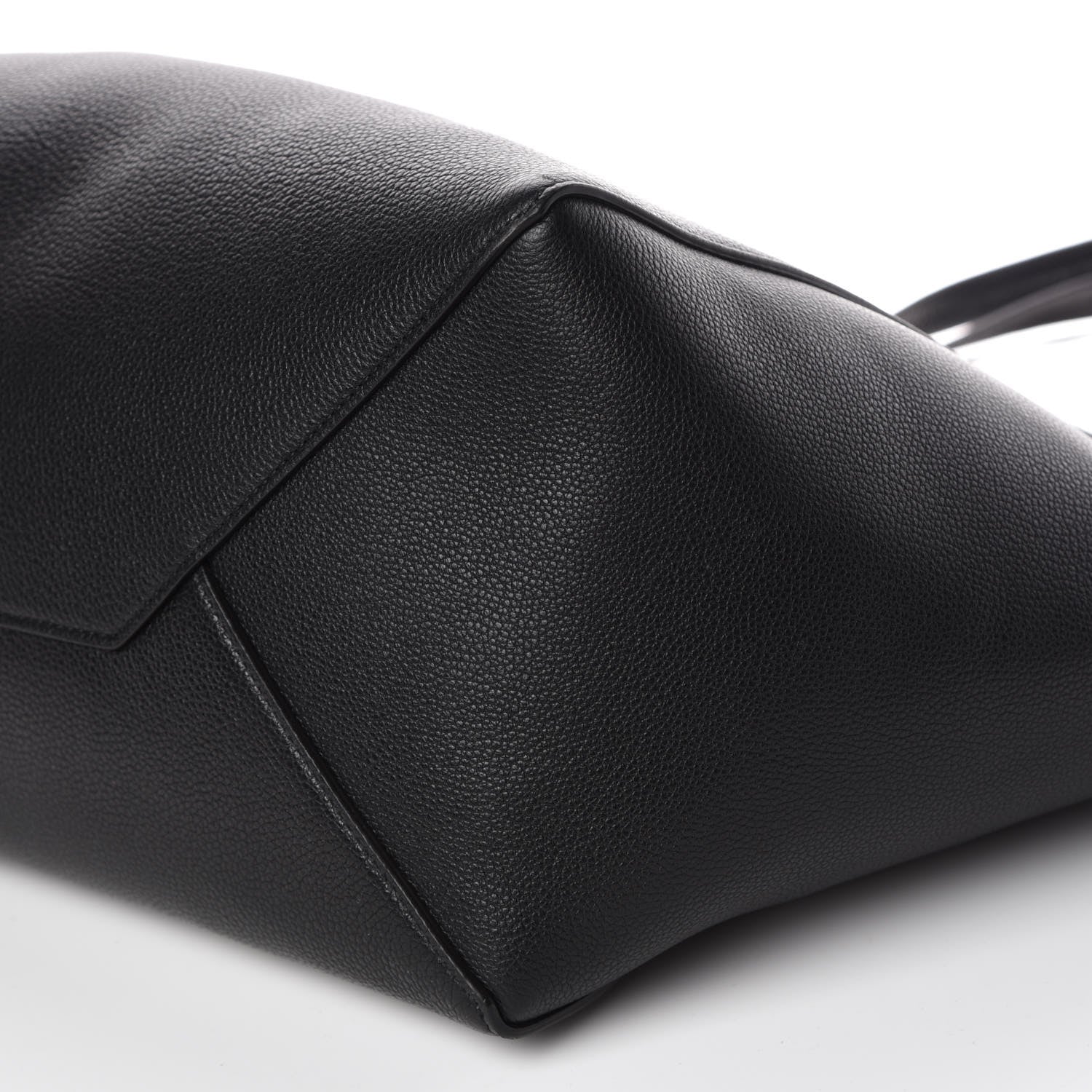 Celine Soft Grained Calfskin Small Belt Cabas Phantom Black 9 of 9