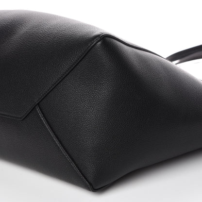 Celine Soft Grained Calfskin Small Belt Cabas Phantom Black 9 of 9