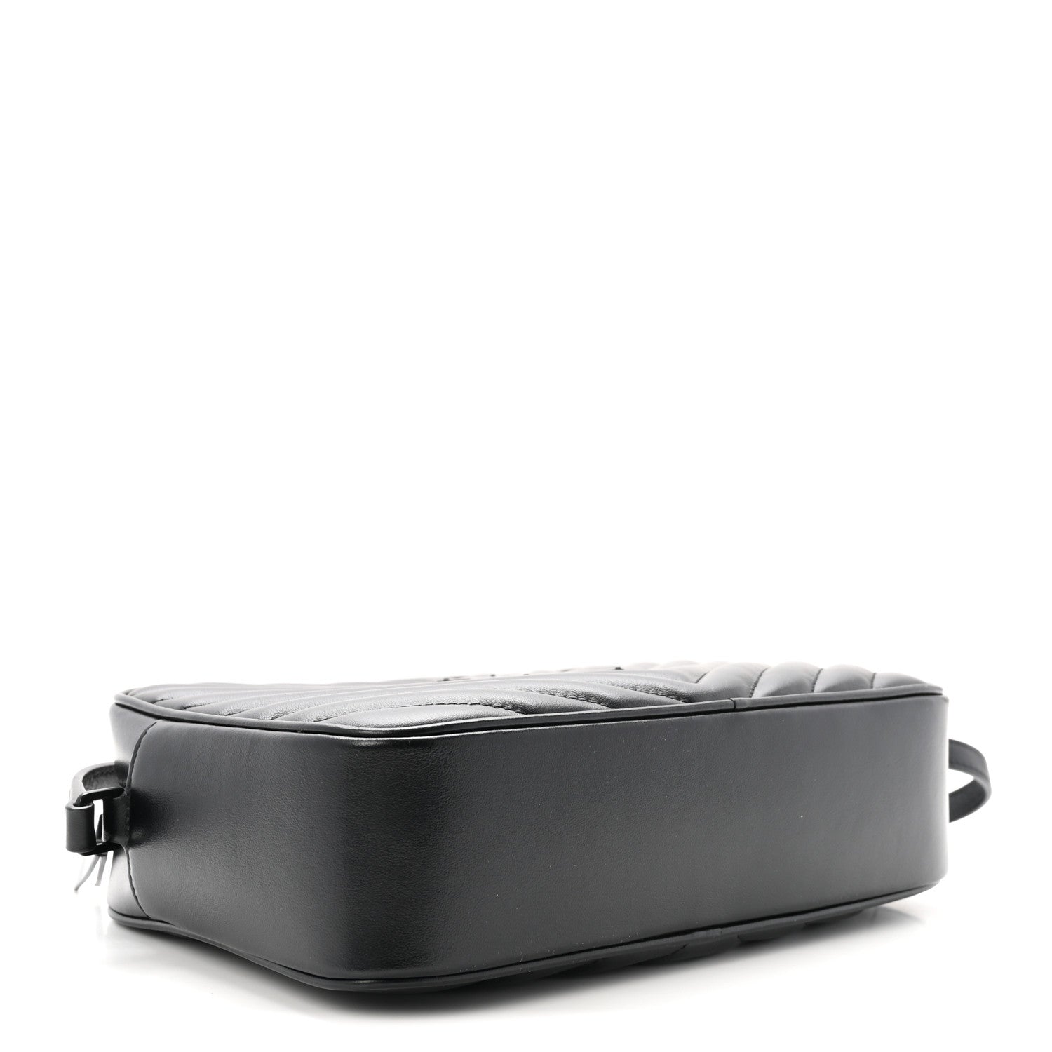Saint Laurent Calfskin Matelasse Monogram Monochrome Lou Camera Bag Black 4 of 9