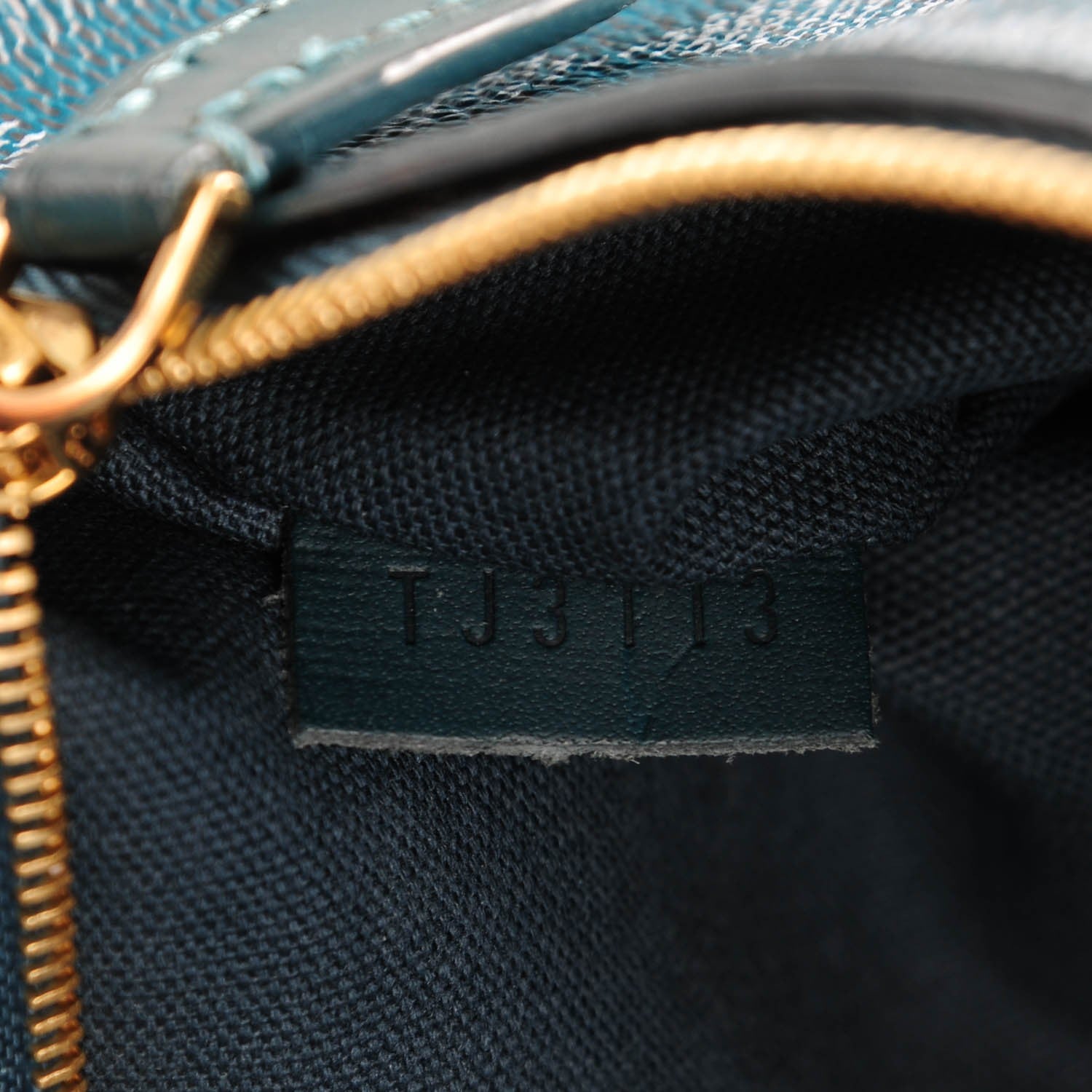 Louis Vuitton Damier Couleurs Mobil Cyan 7 of 8
