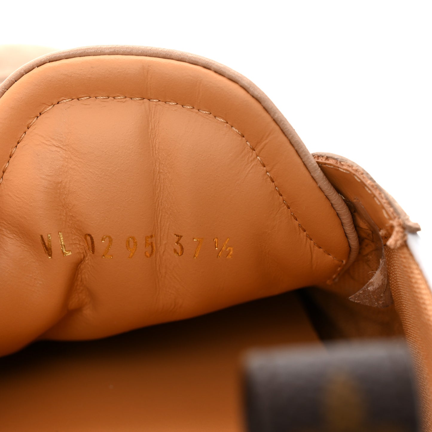 Suede Calfskin LV Sneakerina 37.5 Hazelnut Brown