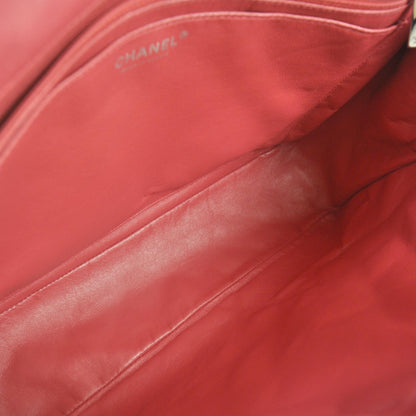 Chanel Washed Caviar Maxi Flap Fuchsia 7 of 10