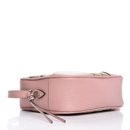 Gucci Monogram Mini Bree Messenger Bag Beige Soft Pink 4 of 9