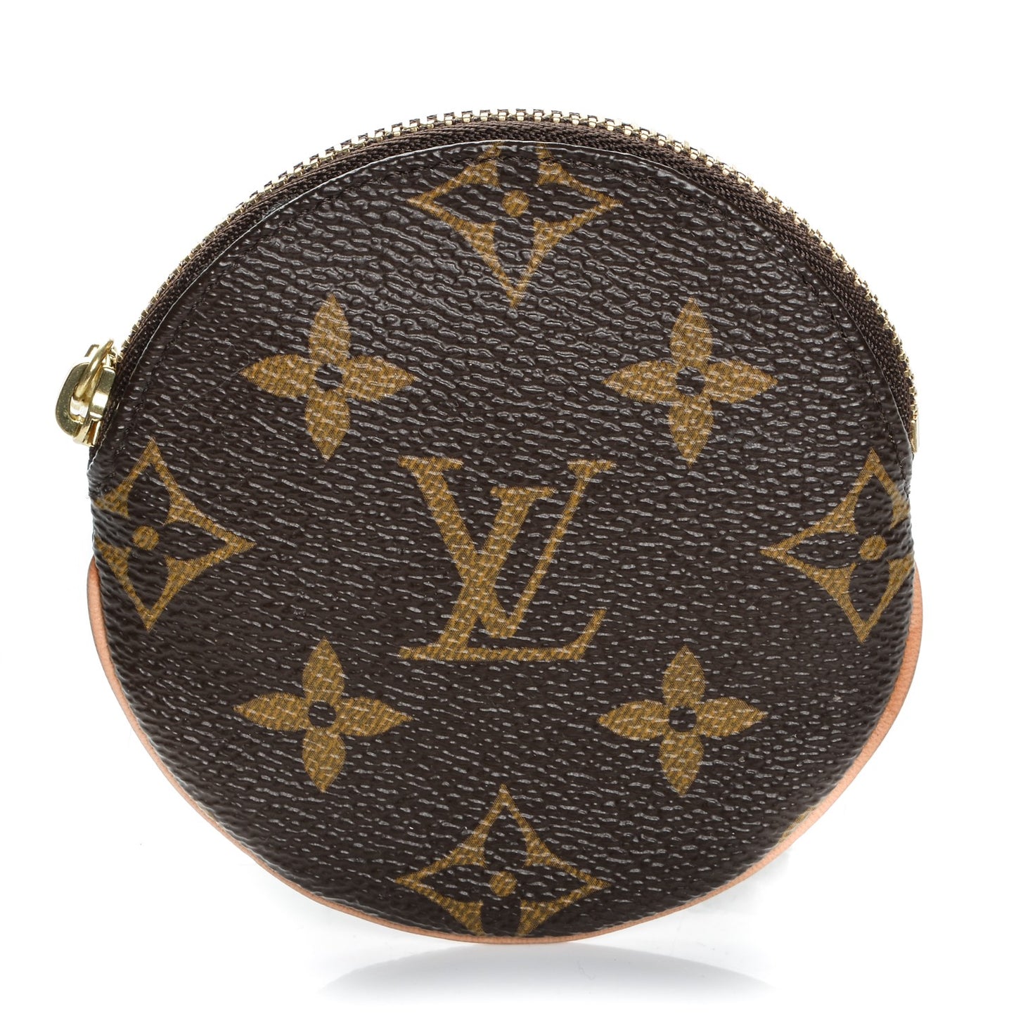 Monogram Round Coin Purse
