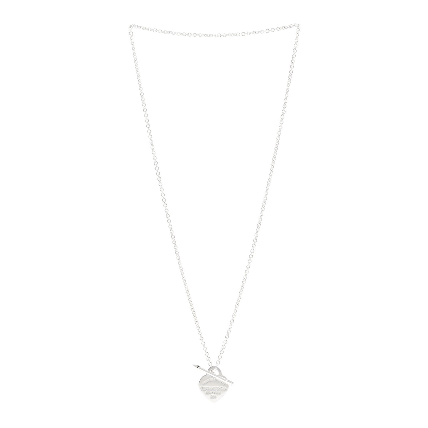 Sterling Silver Small Return to Tiffany Lovestruck Pendant Necklace