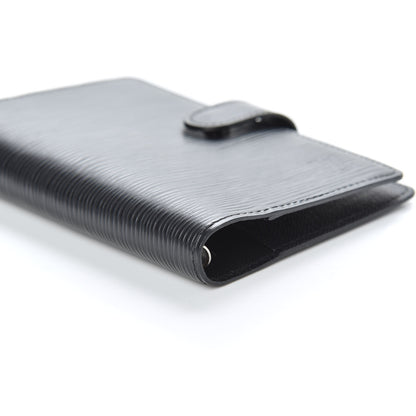 Louis Vuitton Epi Small Ring Agenda Cover Black 7 of 8