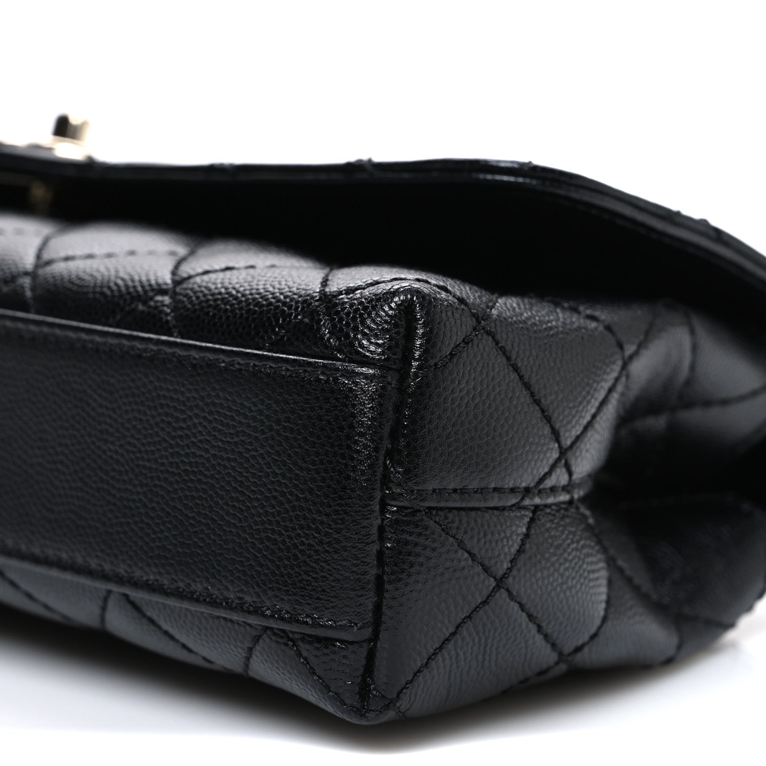 Chanel Caviar Quilted Maxi East West Coco Handle Flap Black 10 of 10