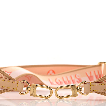 Louis Vuitton Jacquard Speedy Bandouliere 20 Shoulder Strap Pink Orange 4 of 4