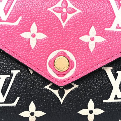 Louis Vuitton Empreinte Monogram Spring In The City Victorine Wallet Black White Pink 8 of 9