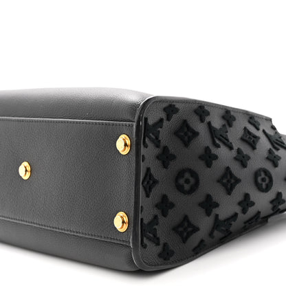 Louis Vuitton Calfskin Monogram Tufting On My Side Black 9 of 9