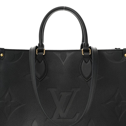 Louis Vuitton Empreinte Monogram Giant Onthego MM Black 7 of 17