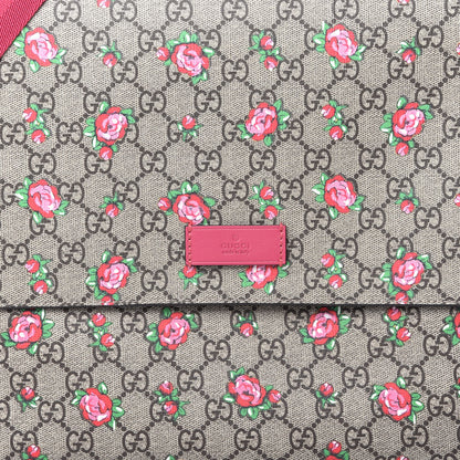 Gucci GG Plus Monogram Rose Bud Messenger Diaper Bag Pink 10 of 10