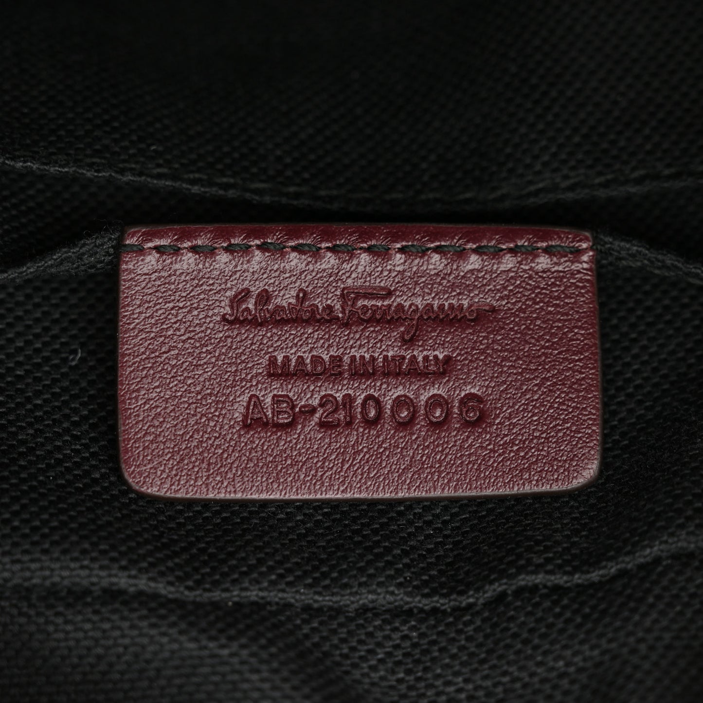 Calfskin Vela Camera Crossbody Bag Burgundy