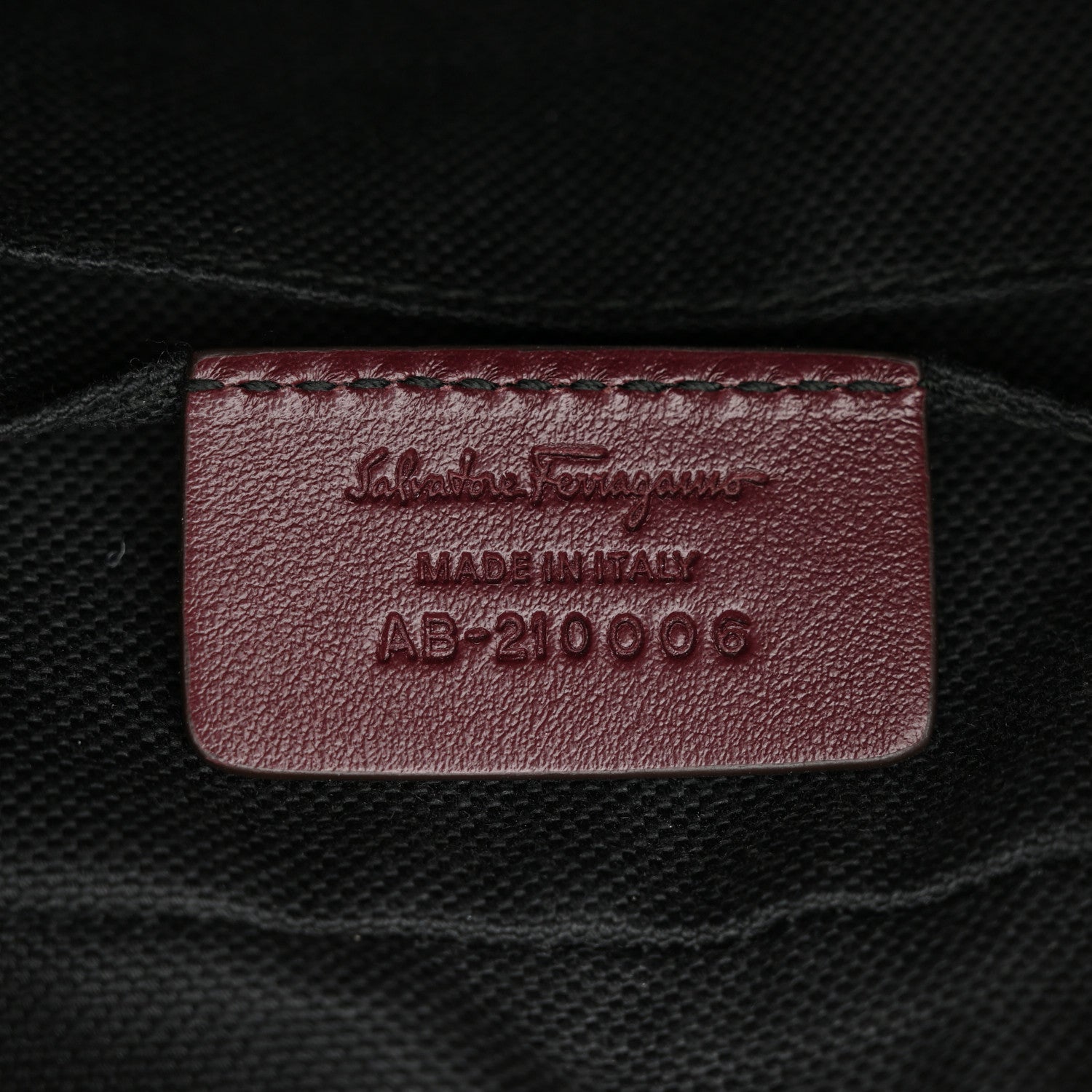 Salvatore Ferragamo Calfskin Vela Camera Crossbody Bag Burgundy 6 of 9