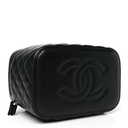 Chanel Caviar Quilted Large Vanity Pouch Black 4 of 11