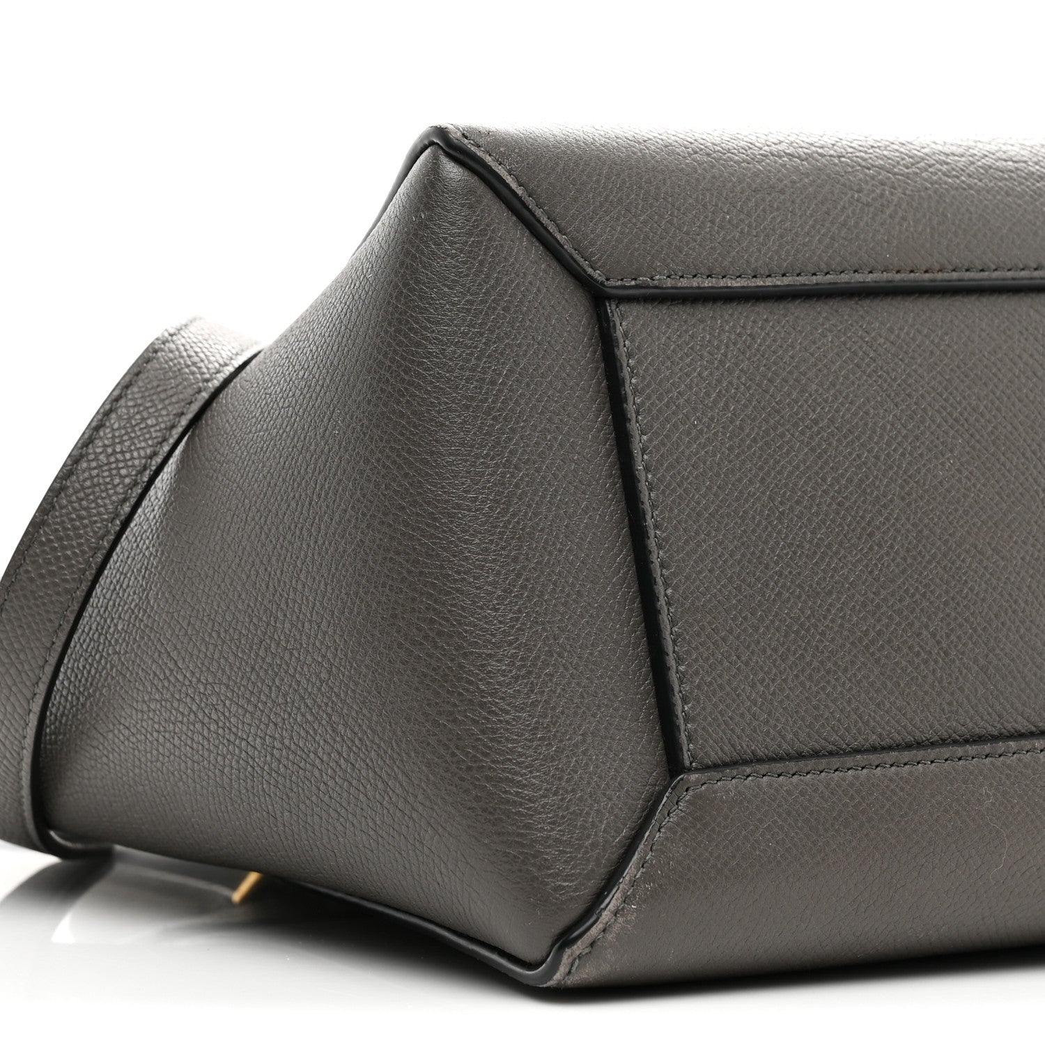 Celine Grained Calfskin Micro Belt Bag Grey 9 of 11