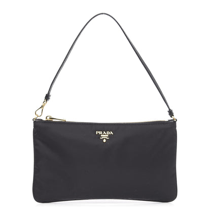 Prada Tessuto Nylon Pochette Bag Black 1 of 9