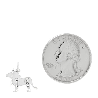 Tiffany Sterling Silver Save the Wild Lion Charm 2 of 4