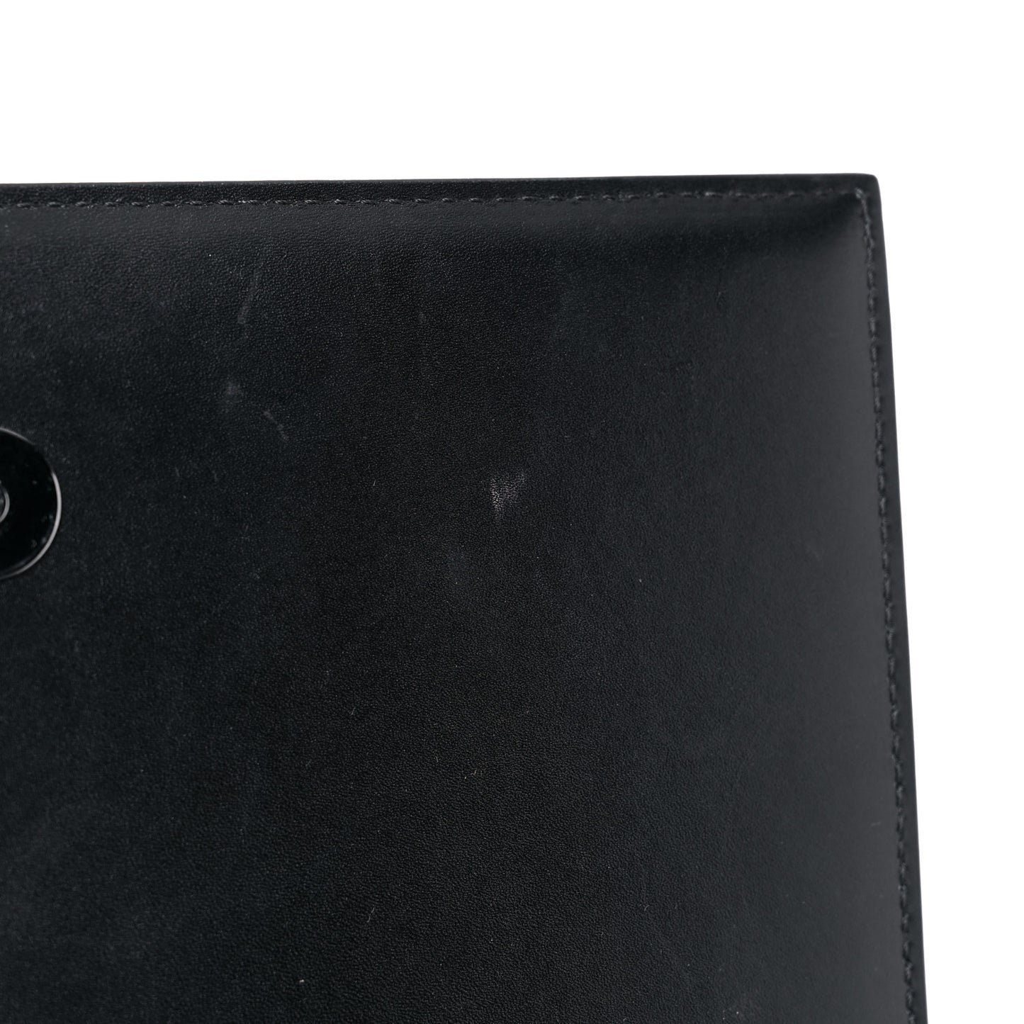 Calfskin Knuckle Shoulder Bag Black