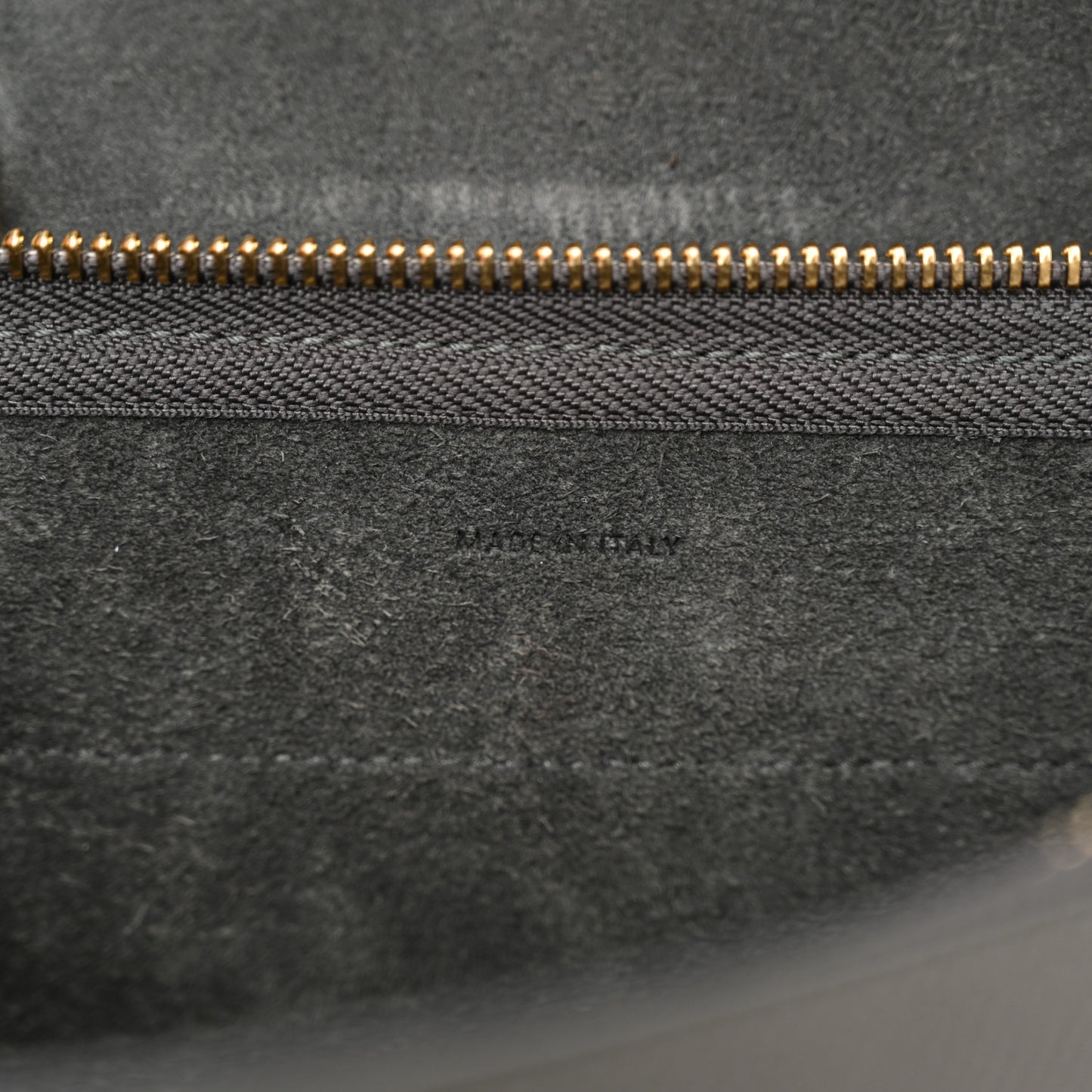 Grained Calfskin Nano Belt Bag Grey