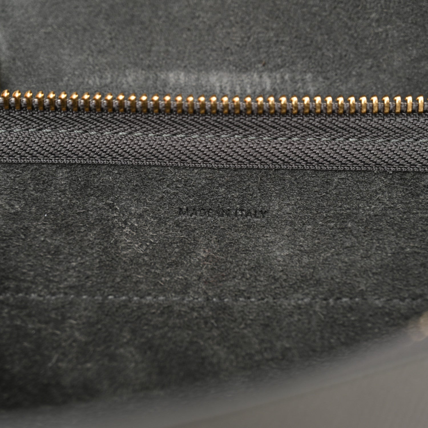 Celine Grained Calfskin Nano Belt Bag Grey 7 of 14