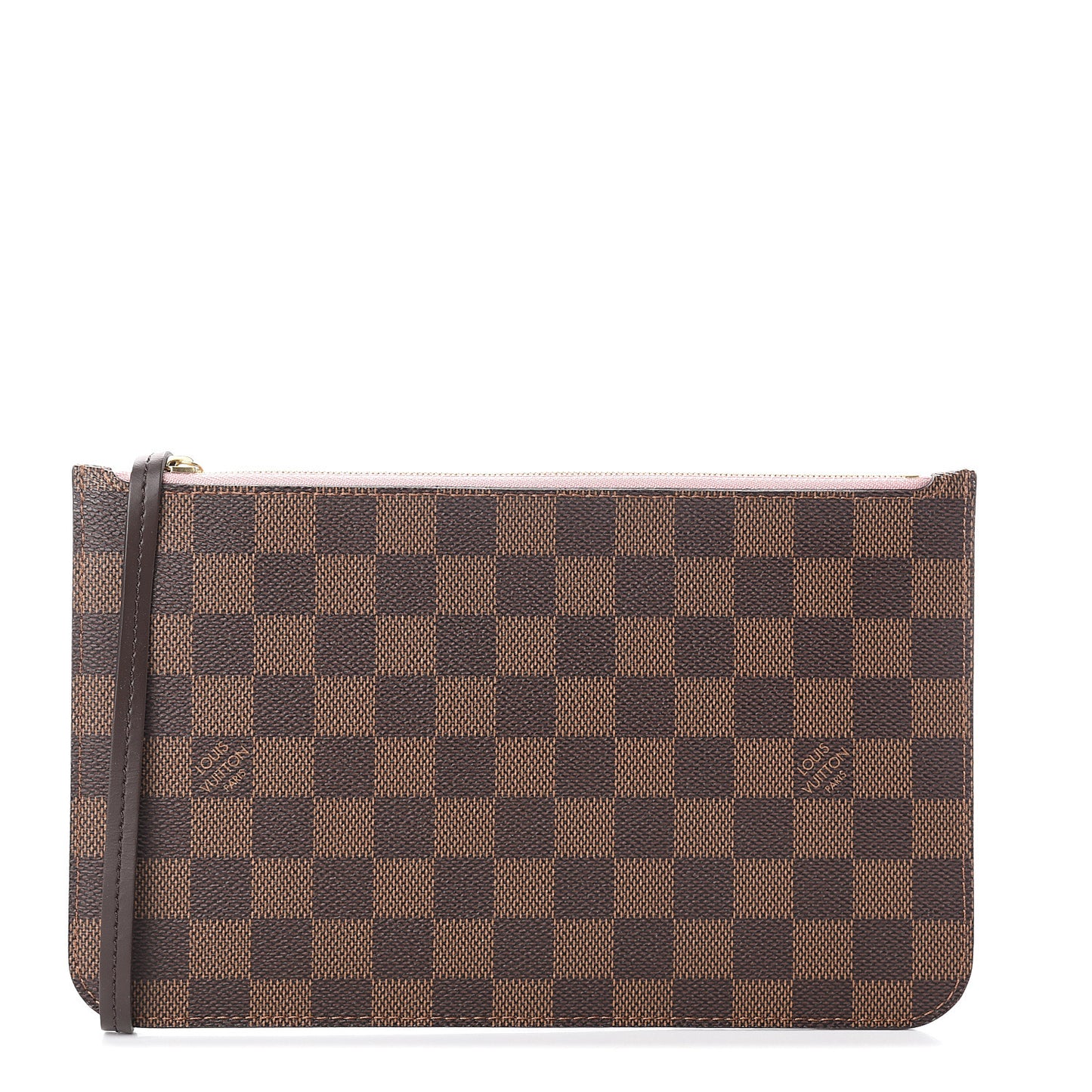 Damier Ebene Neverfull MM GM Pochette Rose Ballerine