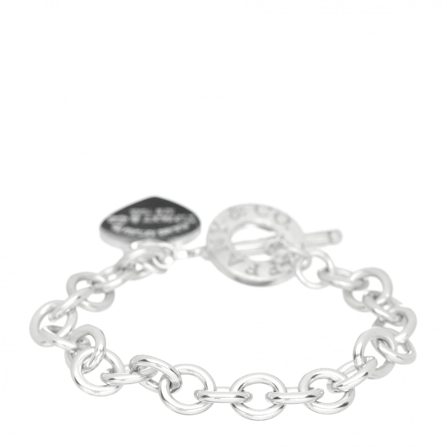 Sterling Silver Return to Tiffany Heart Tag Toggle Bracelet