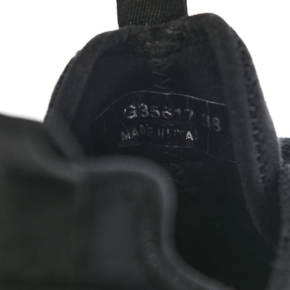 Chanel Velvet Calfskin Mixed Fibers CC Sneakers 38 Black 8 of 14