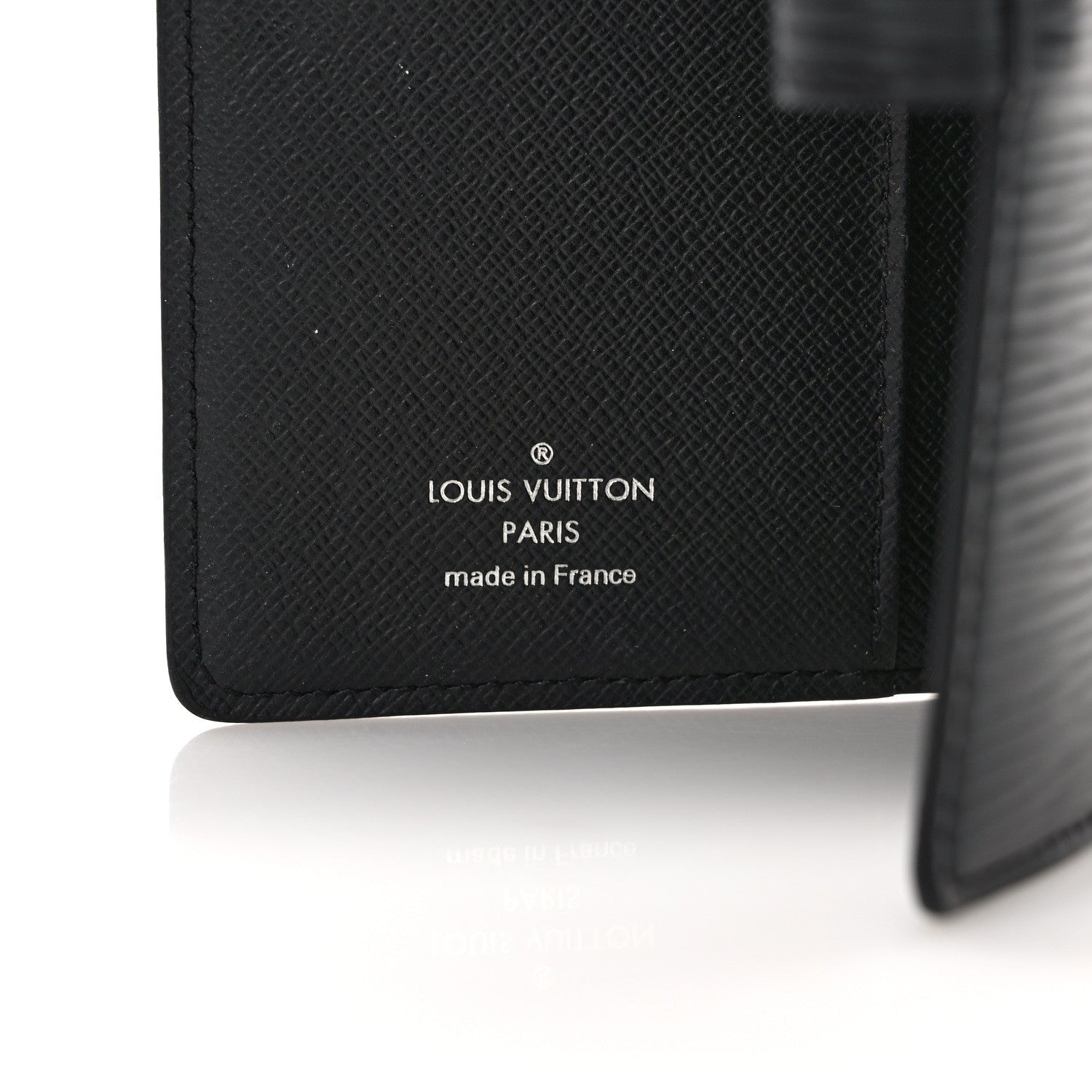 Louis Vuitton Epi Small Ring Agenda Cover Black 5 of 9
