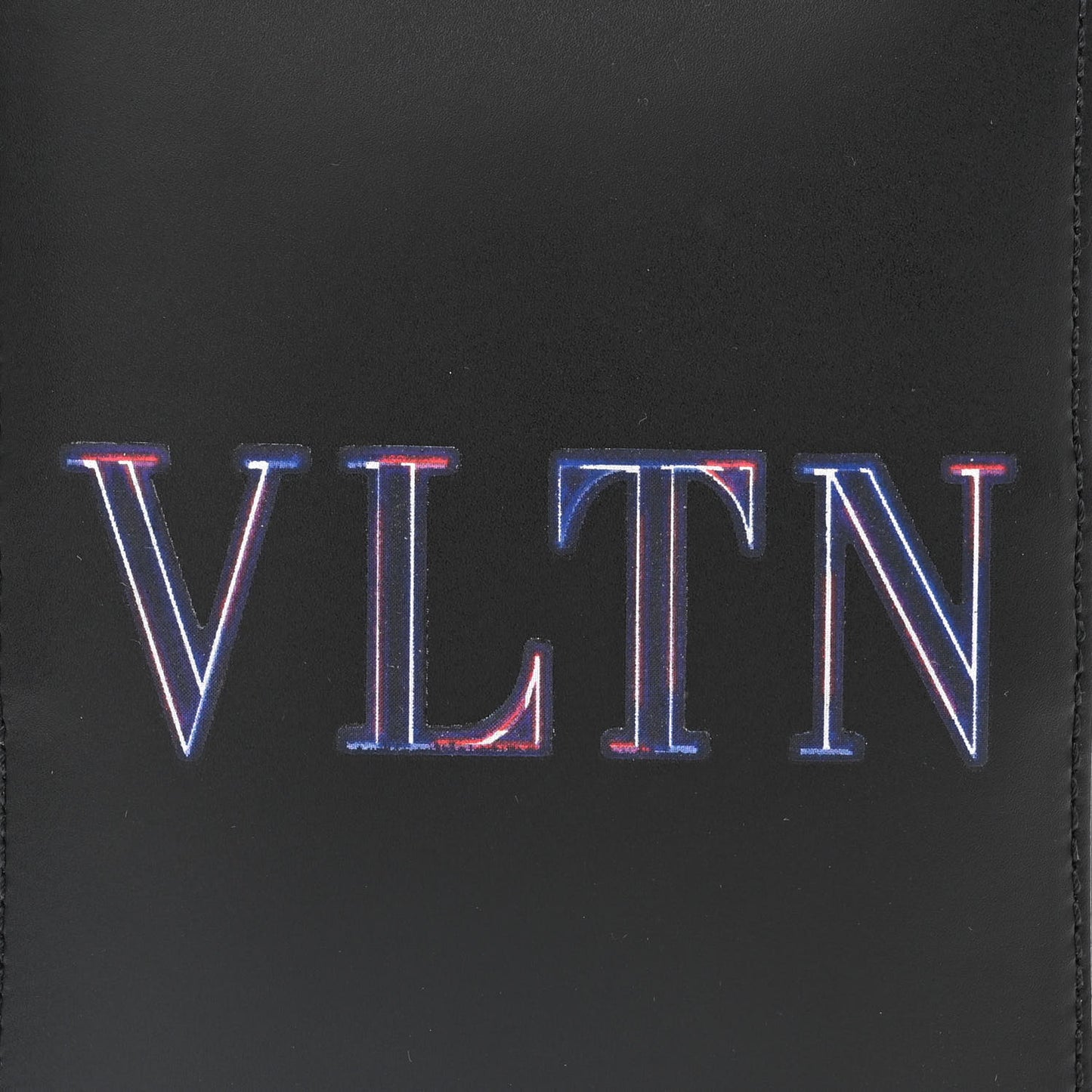 Calfskin VLTN Neon Messenger Bag Black