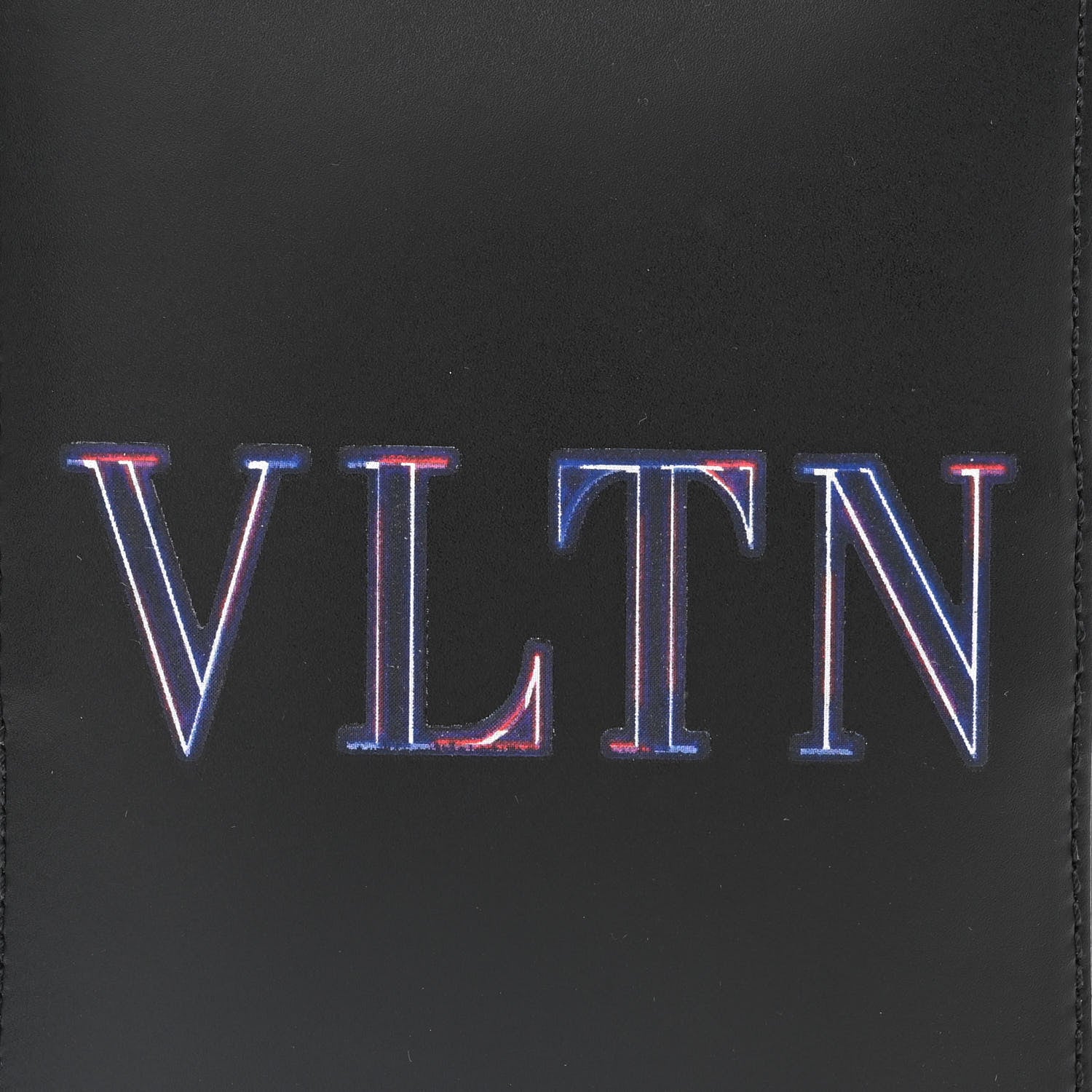 Valentino Garavani Calfskin VLTN Neon Messenger Bag Black 7 of 9