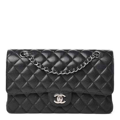 Chanel Caviar Quilted Medium Double Flap Black 1 of 11