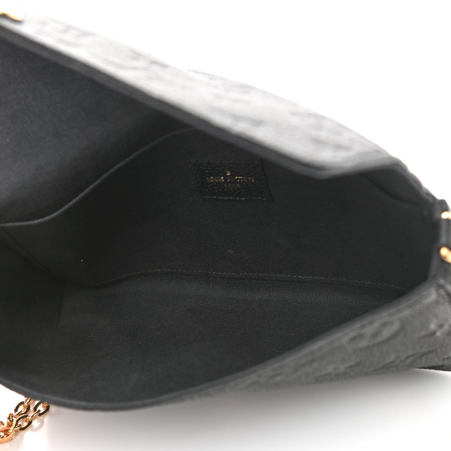 Empreinte Pochette Felicie Chain Wallet Black