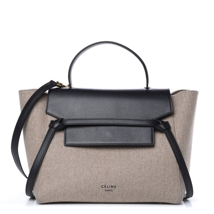 Celine Felt Smooth Calfskin Mini Belt Bag Beige 1 of 18