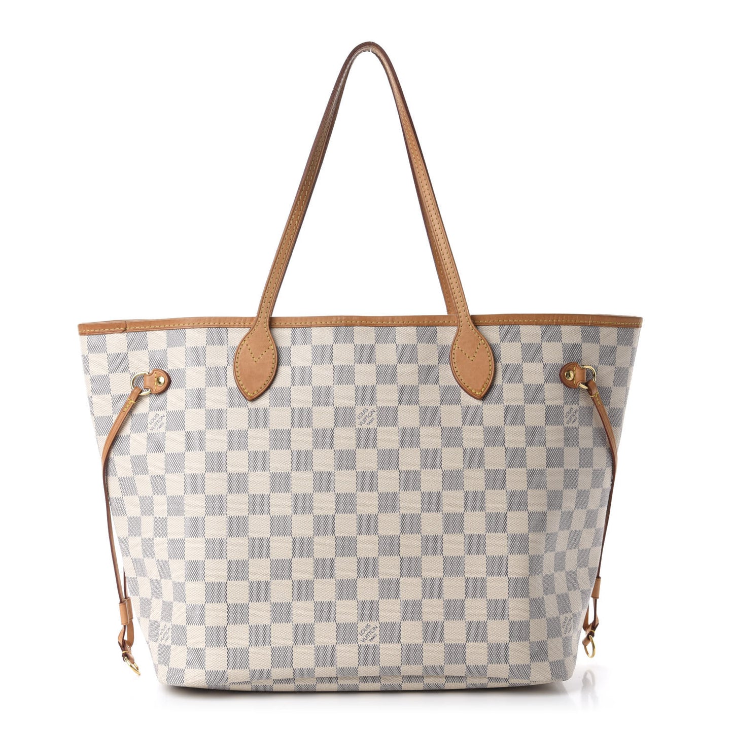 Damier Azur Neo Neverfull MM Rose Ballerine
