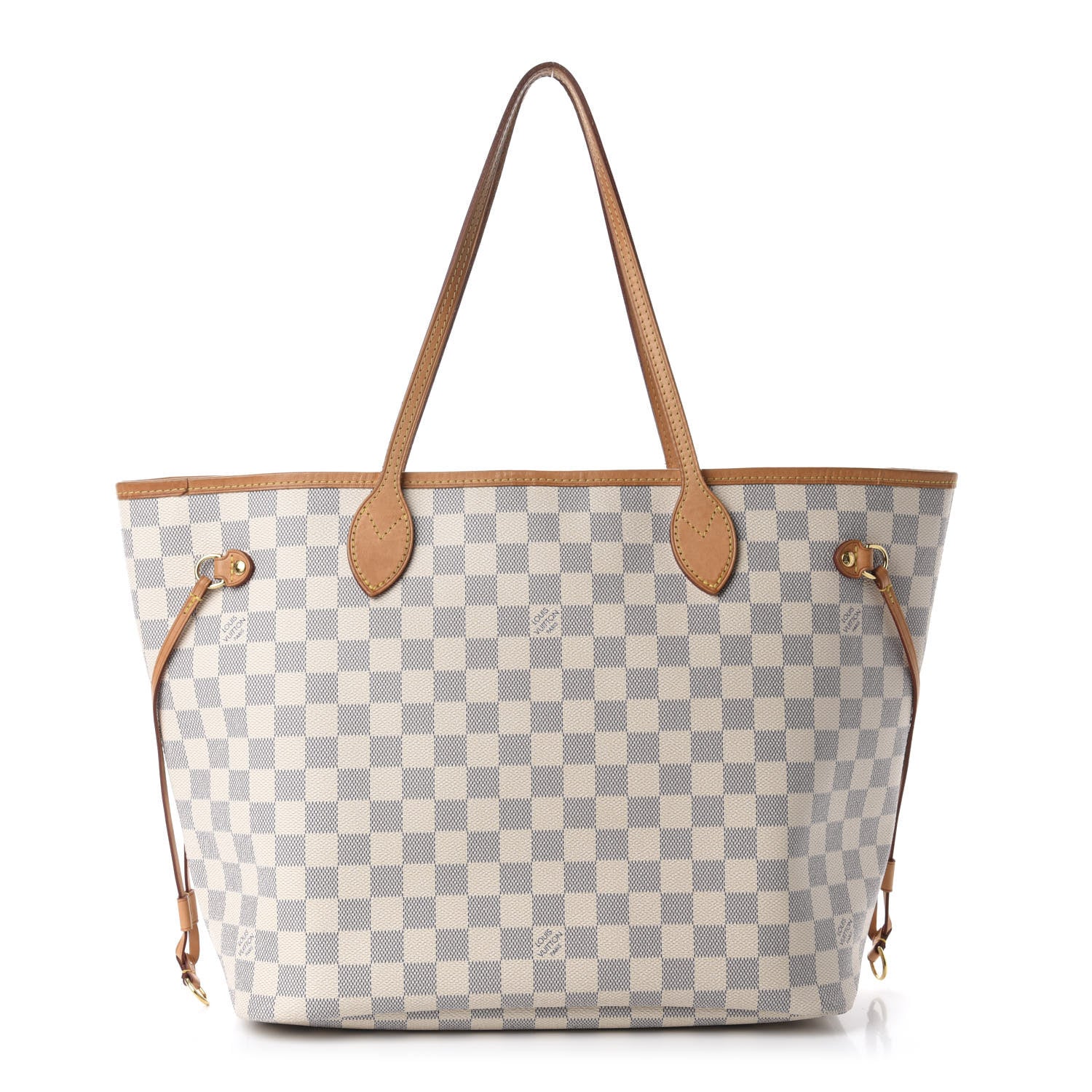 Louis Vuitton Damier Azur Neo Neverfull MM Rose Ballerine 1 of 12